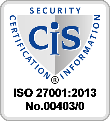 CIS Security Certification Information - ISO 27001:2013 No. 00403/0